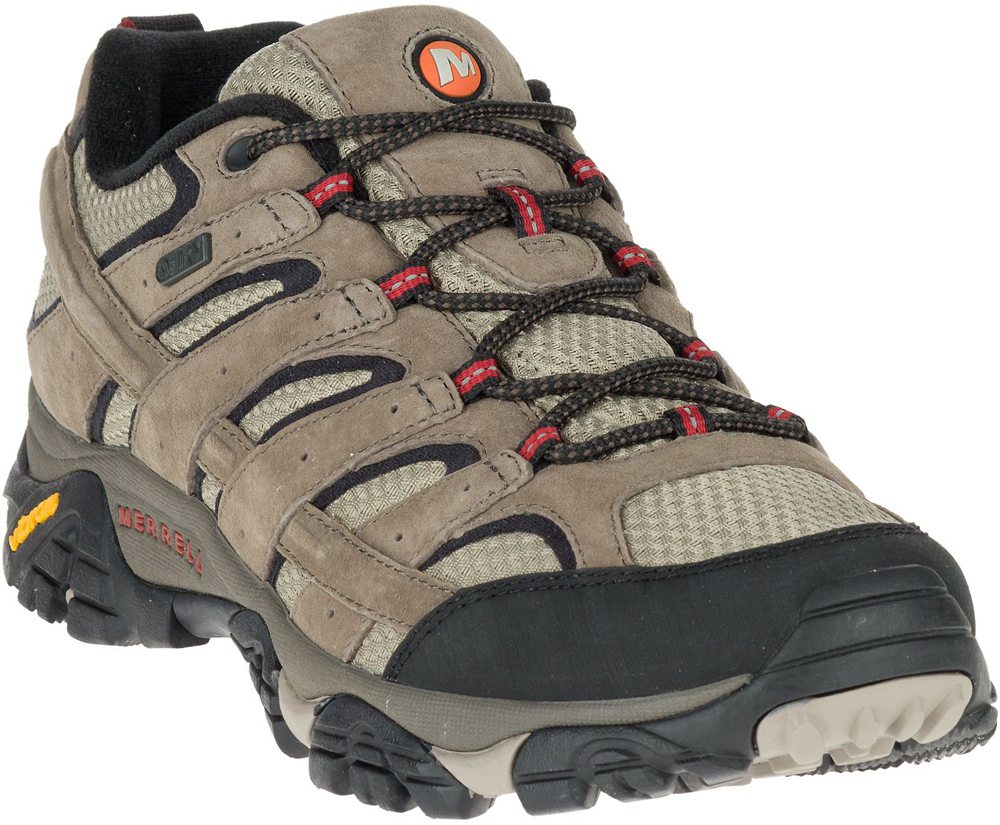 Merrell Hiking Shoes Brown - Moab 2 Waterproof Wide Width - Mens 23OYZFWRN